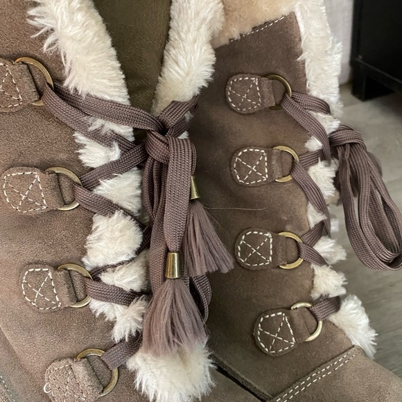 Sporto Tan Winter Lace Up Leather Boots - Picture 7 of 10